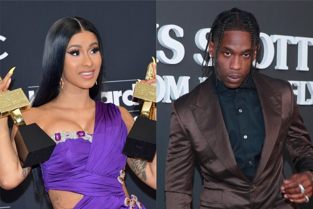 NOW PERHAPS THOSE LITTLE KIDS WILL SETTLE DOWN: Travis Scott Shuts Down Rumours That He Has A Problem With Cardi B & Her Grammy Win