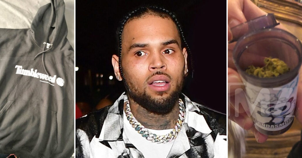 WE CAN’T MAKE THIS STUFF UP: Woman Claims She Found Weed Inside Chris Brown Yard Sale Hoodie