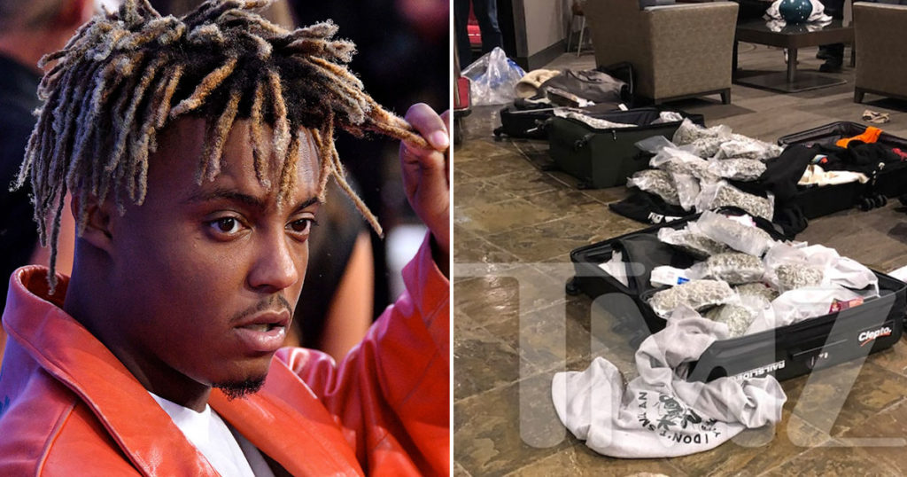 BE CAREFUL OUT HERE, FOLKS : Juice WRLD Reportedly “Popped Several Pills” On Plane Before Death; Over 70 Pounds of Marijuana Seized from Plane