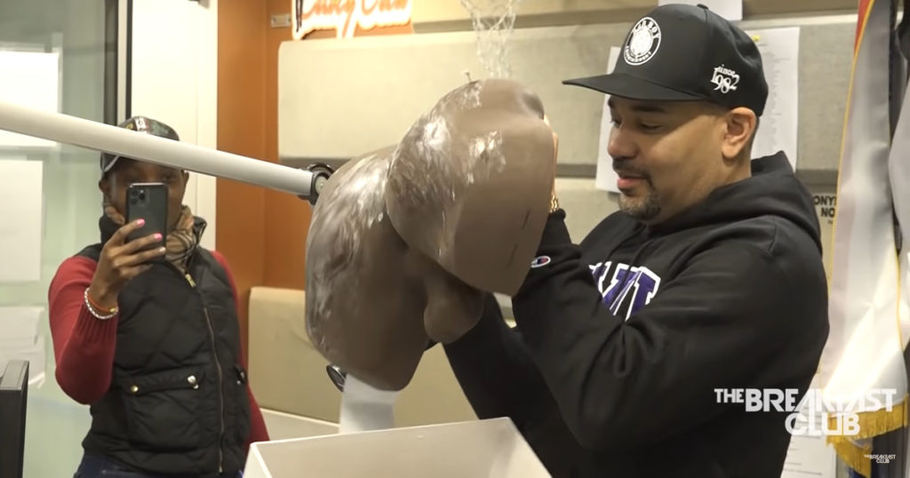 IN CASE YOU MISSED IT: Charlamagne Tha God Gifts DJ Envy A Mold Of His Ass & Balls As Late X-Mas Gift (NSFW VIDEO)