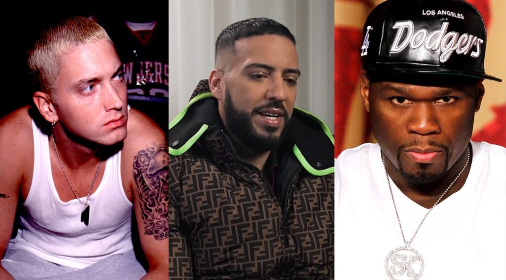 BRINGING THE PETTY INTO 2020: French Montana Fires Back at 50 Cent With Alleged Photo Of Him Kissing Eminem