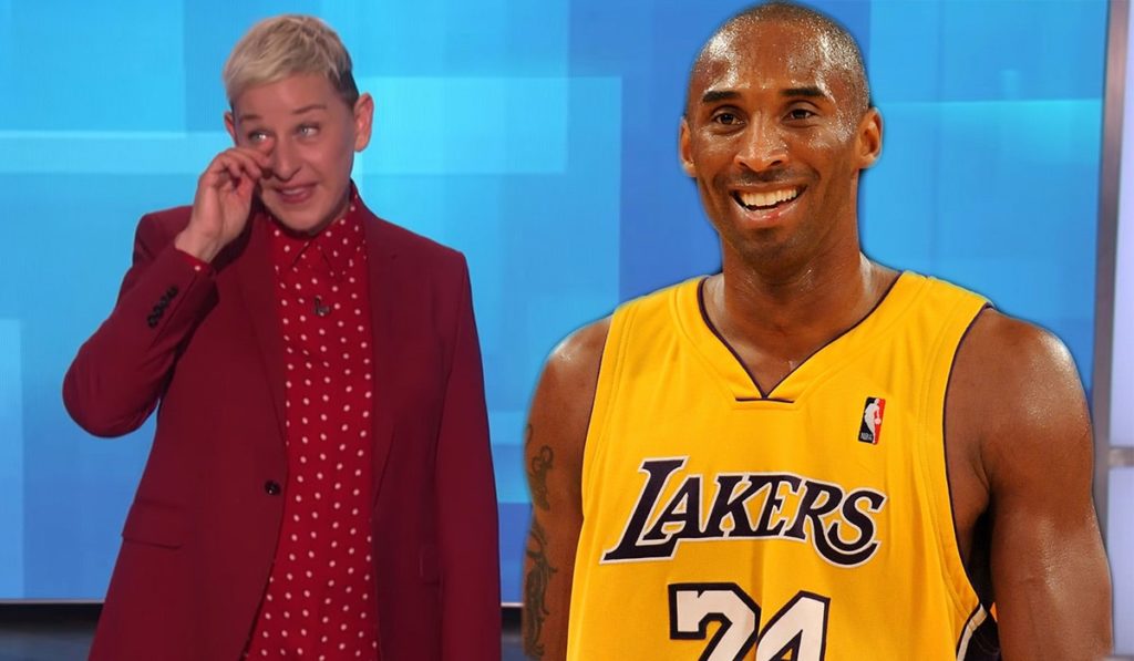 IN CASE YOU MISSED IT: Ellen DeGeneres Sheds Tears During Emotional Kobe Bryant Tribute – “Celebrate Life”  (WATCH)