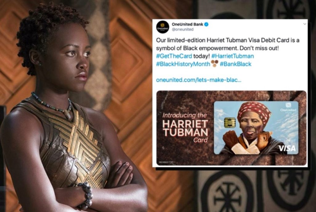 I KNOW YOU LYING: Social Media is Going Crazy After Bank Releases Debit Card with Harriet Tubman Throwing Up the Wakanda Sign