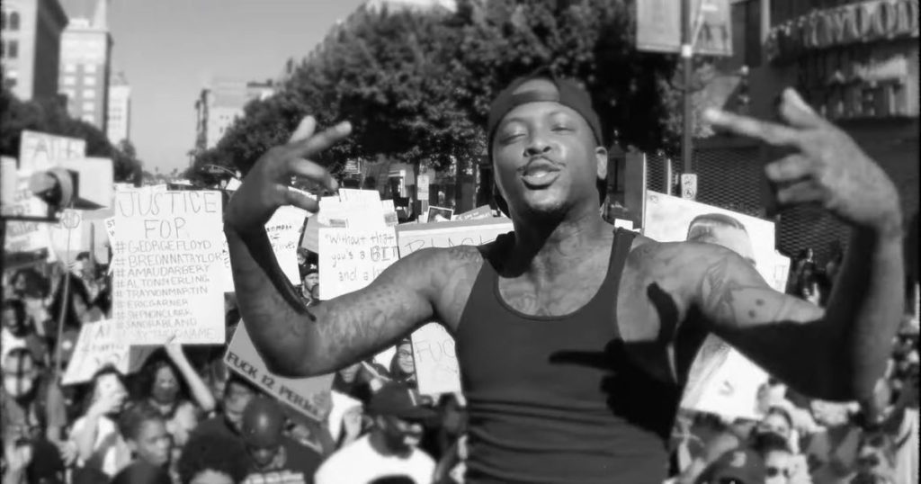 WE LOVE TO SEE IT: YG Drops “FTP” Video From Protests in Hollywood with Over 100,00 Black Lives Matter Protestors