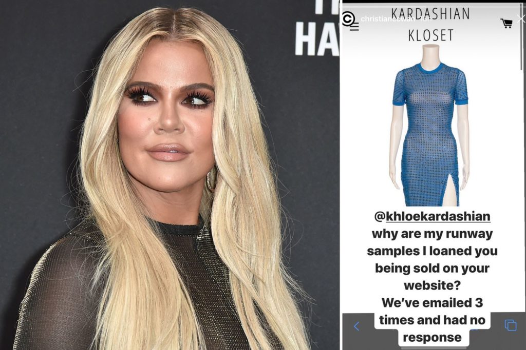 SAY WHAT NOW?: Khloé Kardashian Called Out By  Designer Christian Cowan For Selling A “Loaned” Dress Online