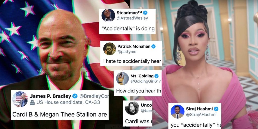 YOU SHOULD’VE SAT THERE & ATE YOUR FOOD: Twitter Drags Republican Congressman Who Attempted to Criticize Cardi B & Megan Thee Stallion for “WAP” Claiming He “Accidentally” Watched it