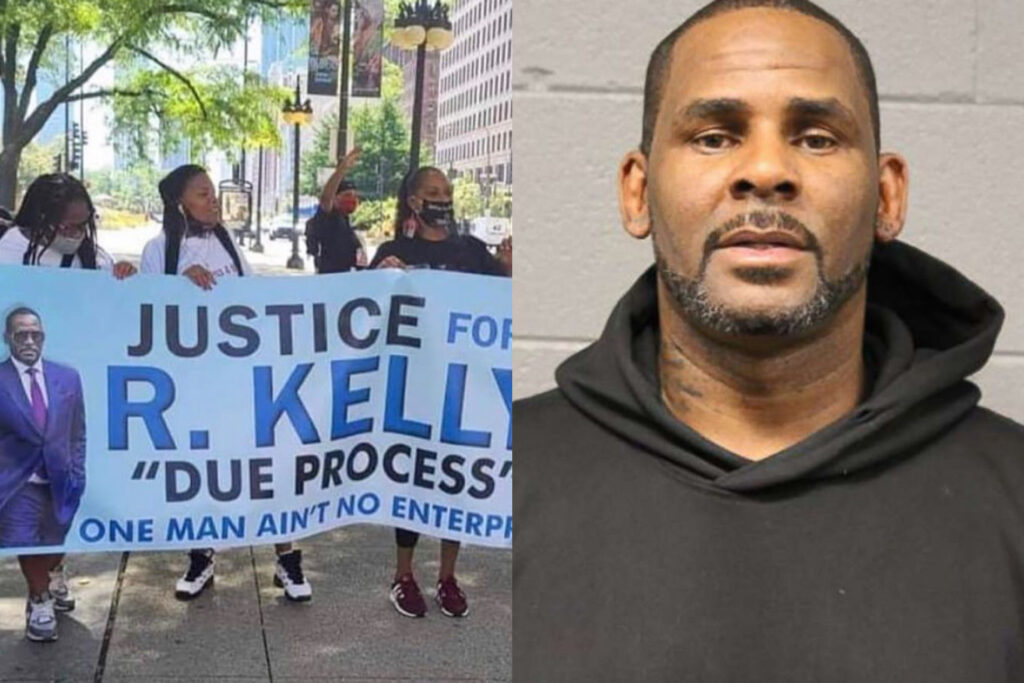 IF Y’ALL DON’T TAKE YOUR PISSY ASS HOME: R. Kelly Fans Reportedly March The Streets Protesting For His Freedom