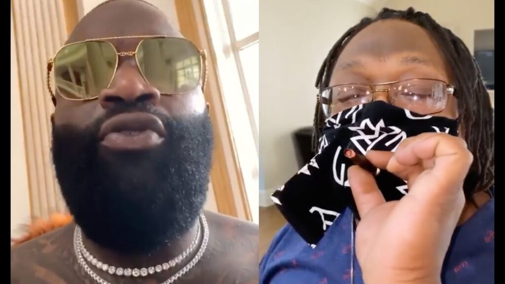HERE FOR IT OR KEEP IT?: Rick Ross Shows Off New MMG Face Mask For Smokers (VIDEO)