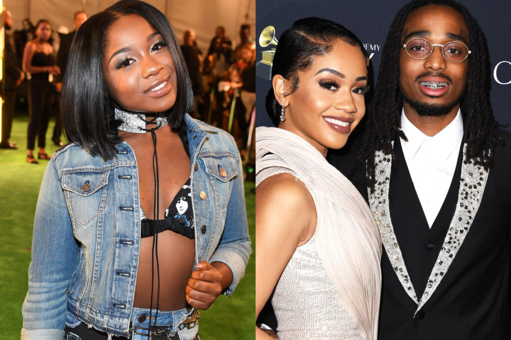 NOT ME, GIRL!: Quavo Shuts Down Rumor That Having Sneaky Links with Reginae Carter Behind Saweetie’s Back – “Not Weezy’s Daughter!”