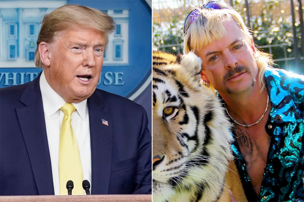ARE YOU SURE IT WASN’T THAT B*TCH CAROLE BASKIN?: Tiger King Joe Exotic Claims He Was “Too Gay” To Receive Trump Pardon