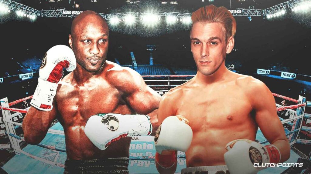 NOW THIS IS SO METHED UP: For Some Reason Aaron Carter is Facing Off Against Lamar Odom in a Celebrity Boxing Match