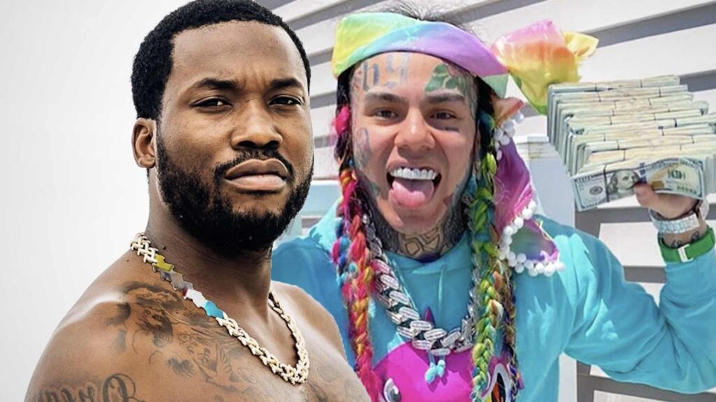 NOT ON VALENTINE’S DAY!: Meek Mill & Tekashi 6ix9ine Almost Throw Them Bows Outside The Club After Heated Altercation