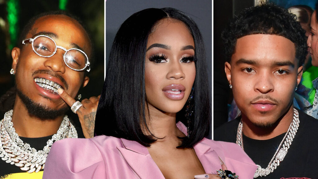 TROUBLE IN PARADISE?: The Internet Seems to Think There’s Trouble with Saweetie & Quavo As They Unfollow Each Other After Awkward Interview with Her Ex Justin Combs