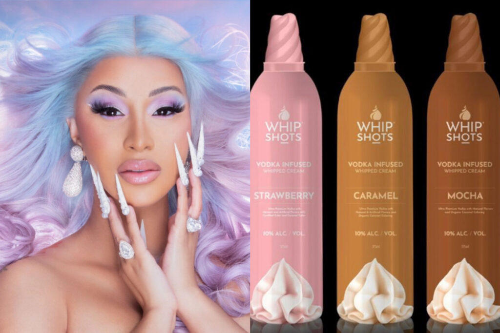 MONEY MOVES, CONTINUED: Cardi B Prepares Release of New Liquor Infused Whipped Cream “WhipShots” Just in Time for the Holidays