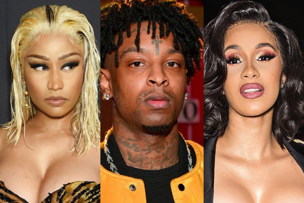 THE TRUTH ALWAYS COMES TO LIGHT: Issa Lie! 21 Savage Exposes Nicki Minaj Lying on Cardi B – “Cardi Has Never Said Nicki Name Around Me”
