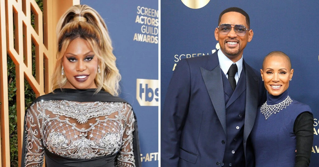 TOO SOON?: Laverne Cox Mentioning Will & Jada Pinkett-Smith’s “Enganglements” While Interviewing Them on the Red Carpet Sparks Debate & Backlash On the Internet