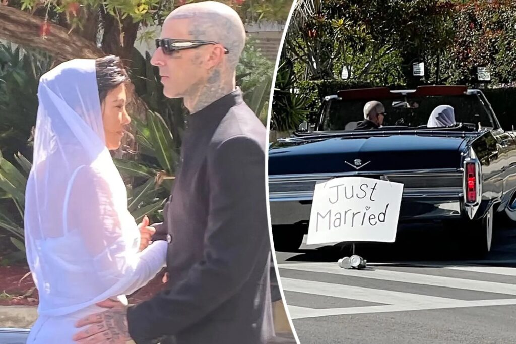 CONGRATS IN ORDER: Kourtney Kardashian & Travis Barker Are Officially Married (For Real This Time)