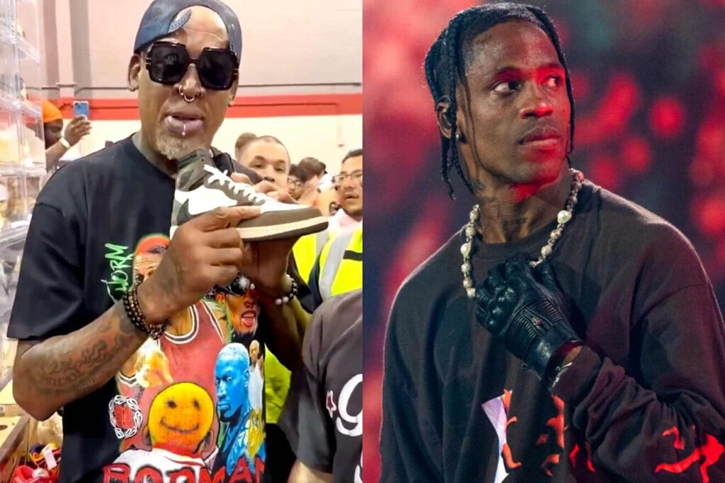AND I OOP!: Dennis Rodman Claims Travis Stole His Nike Sneaker Design – “This is My Sh*t”
