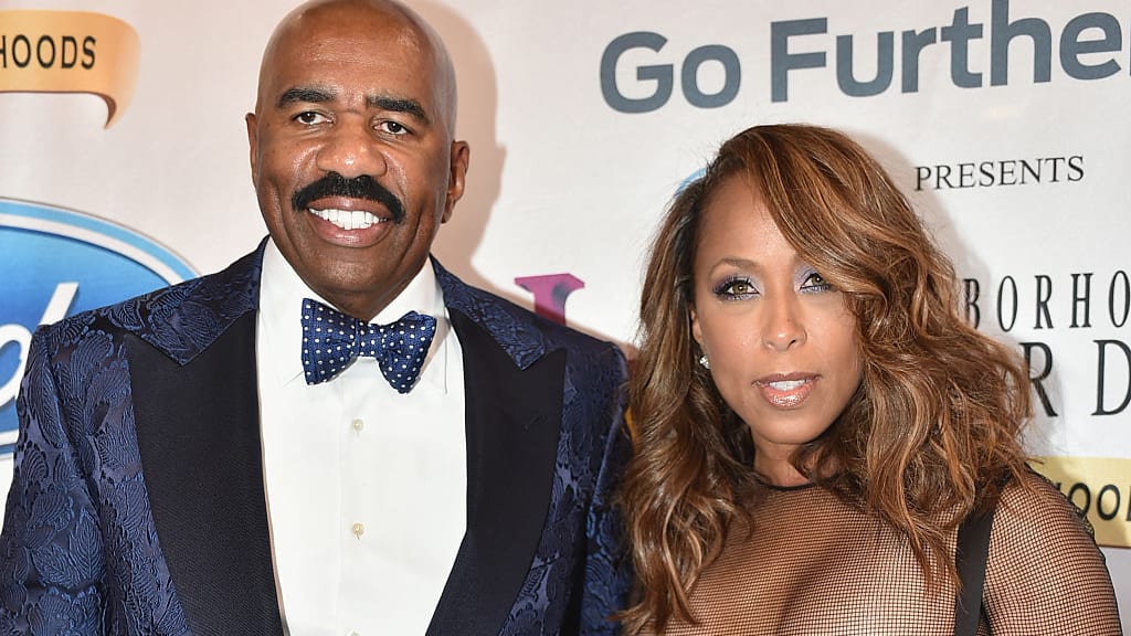NOT SO FAST!: Steve & Marjorie Harvey Shut Down Those Rumors That She Cheated On Him with His Security Guard – “Foolishness & Lies”