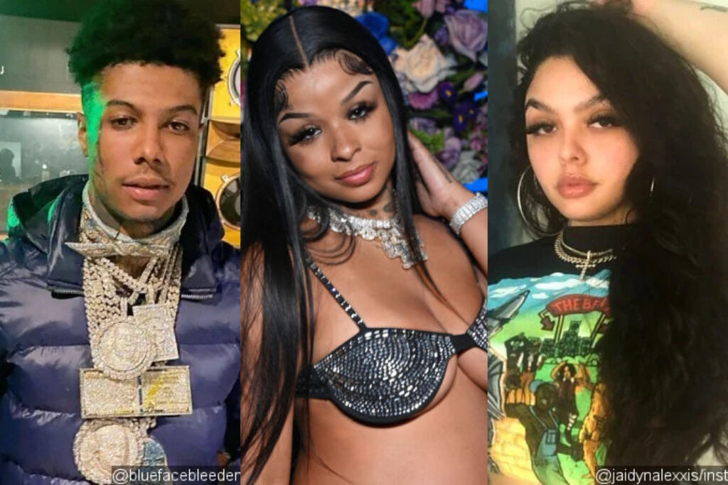TAKE US OUT THE GROUP CHAT: Blueface Comes For Chrisean Rock Shortly After She Gives Birth; Says She Was Never Loyal Like Jaidyn Alexis